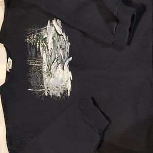 Northern Reflections Navy Sweatshirt Size Large